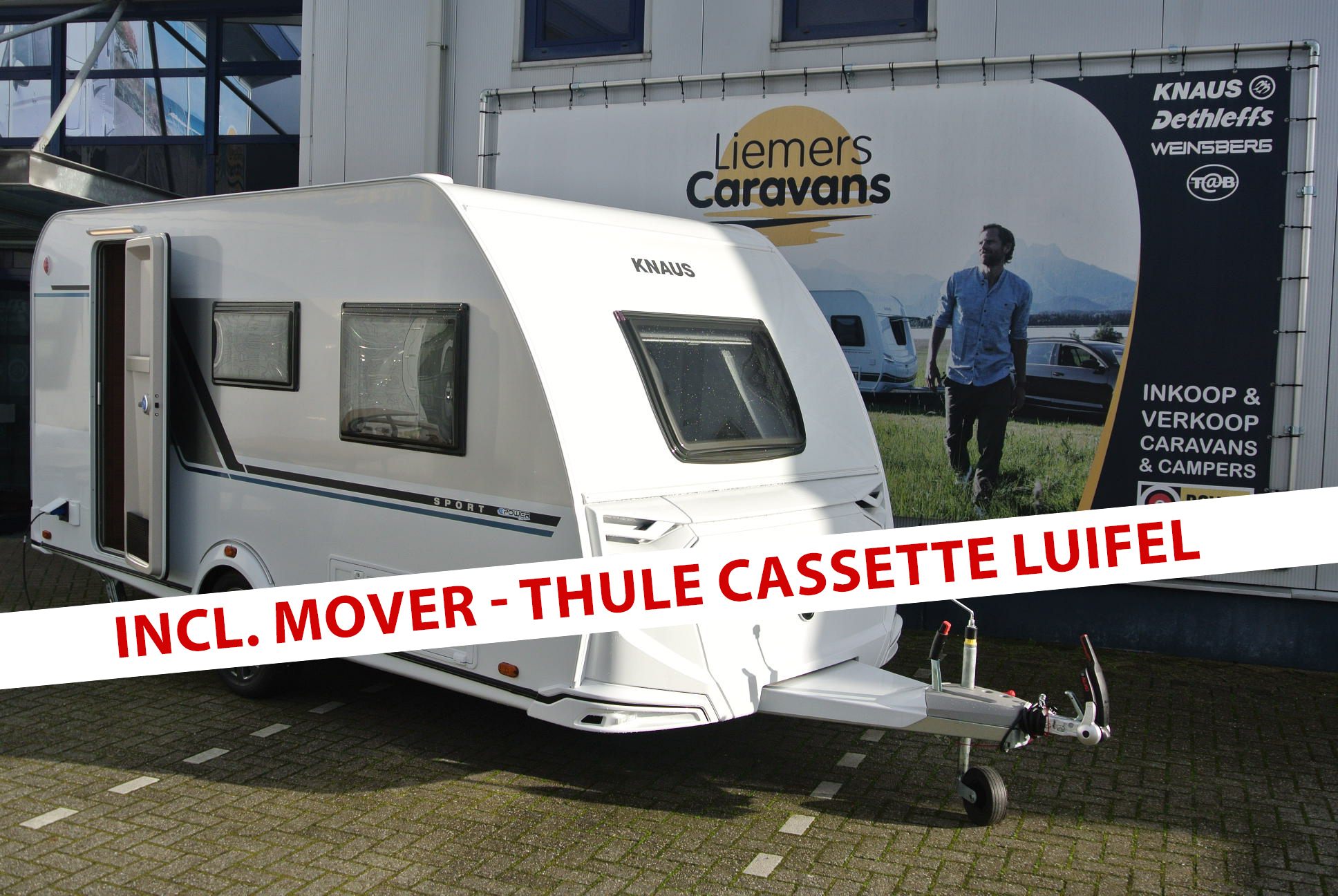 Knaus Sport 420 QD E-Power - Treinzit, breedte bed, XL keuken